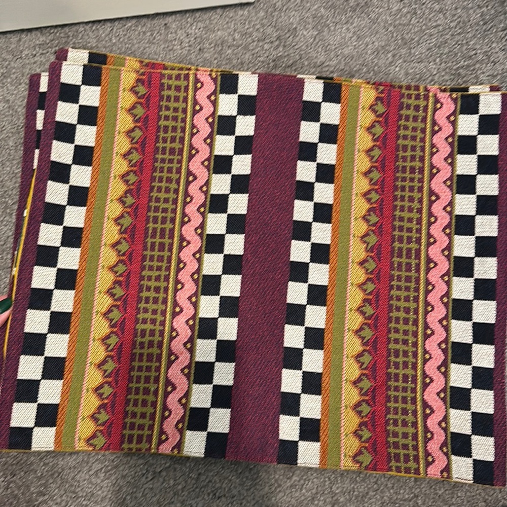 4 EUC Mackenzie Childs placemats